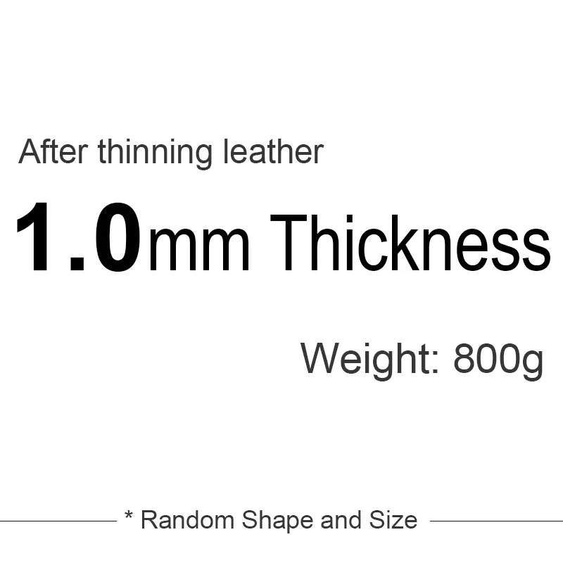 1.0mm Thick 800g Дешевые дефекты неправильные, настоящий растительного дубления кожаный материал для начинающих практики использования, кожевенное ремесло любителей воловьей кожи DIY 1-2,0 мм - Цвет: 1.0mm Thick 800g