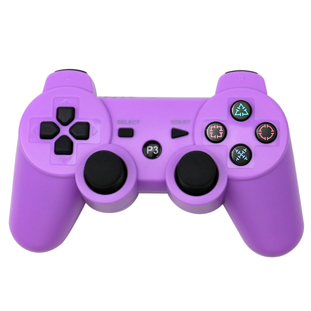 Type 1 Purple Беспроводной Bluetooth контроллер для sony PS3 геймпад для Play Station 3 джойстик для sony Playstation 3 PC для Dualshock контроллер - Цвет: Type 1 Purple