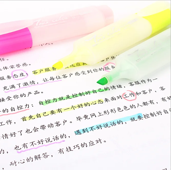 6 хайлайтер маркер изюминка mildliner японская канцелярская ручка пастельные