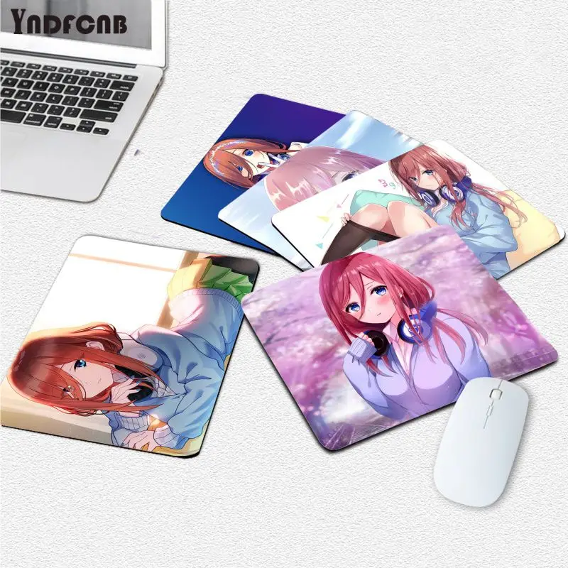 Высококачественный офисный коврик для мыши Miku Nakano мягкий геймеров гладкий