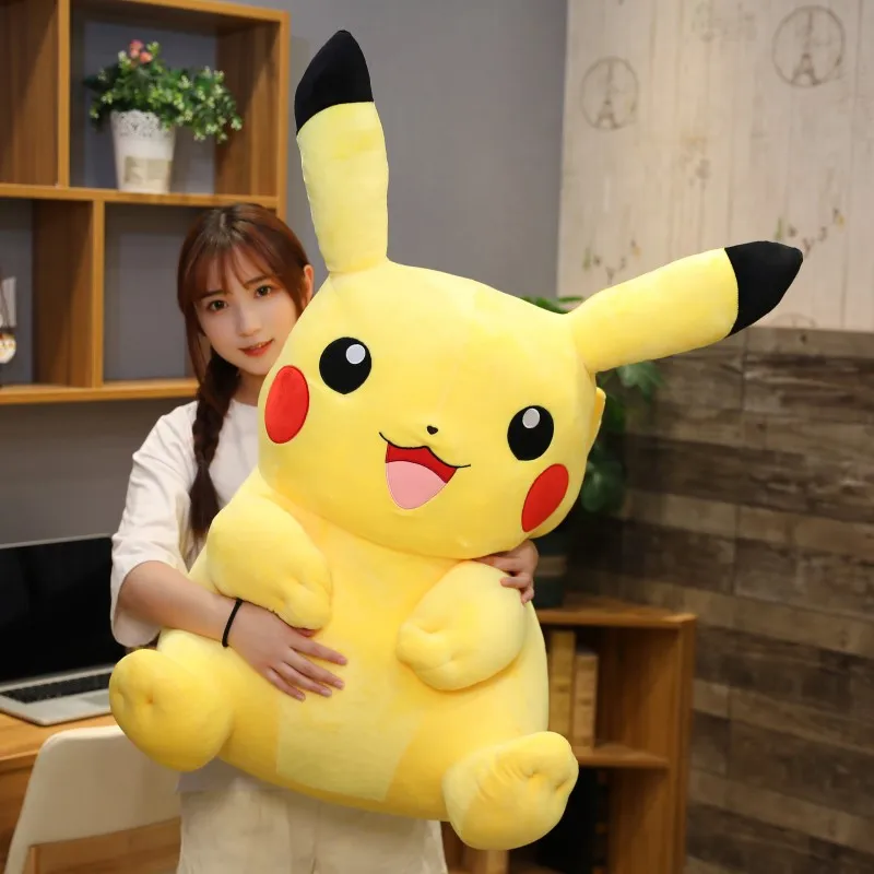 

50cm Big Size Pikachu Plush Toy Pokemon Stuffed Toy Bulbasaur Pillow Psyduck Squirtle Charmander Peluche Kawaii Baby Gift