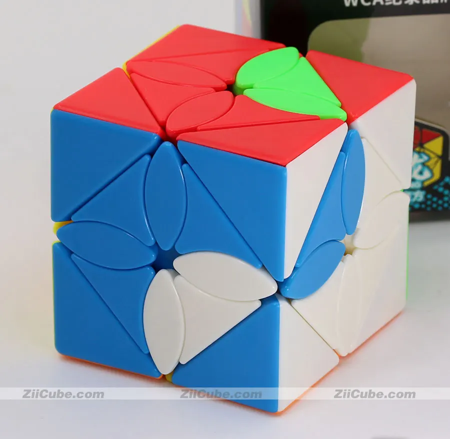 Магический куб-головоломка MoYu MeiLong skew cube кленовый лист FengYe, профессиональный кубик специальной формы, обучающий, крученая игра, игрушки
