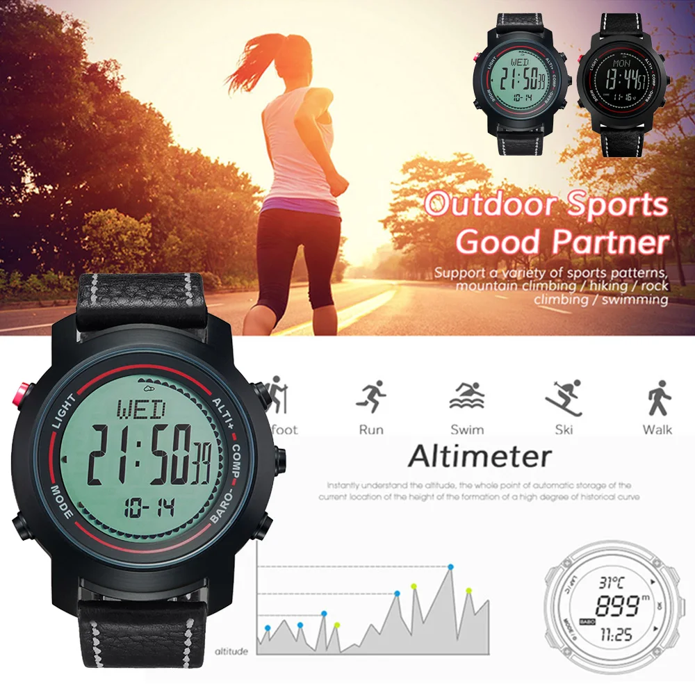 Смарт-часы MG01 для спорта на открытом воздухе наручные часы с компасом