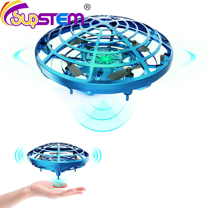 Flying Ball Boomerang Fidget Spinner Toys AntiStress RC Helicopter Mini UFO Spinning Gyro Toys Quadcopter Hand Spinner For Adult enlarge