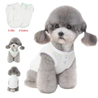 pet clothes puppy outfit vest thin breathable mesh for small dogs pomeranian poodle corgi yorkshire bichon chihuahua apparel new