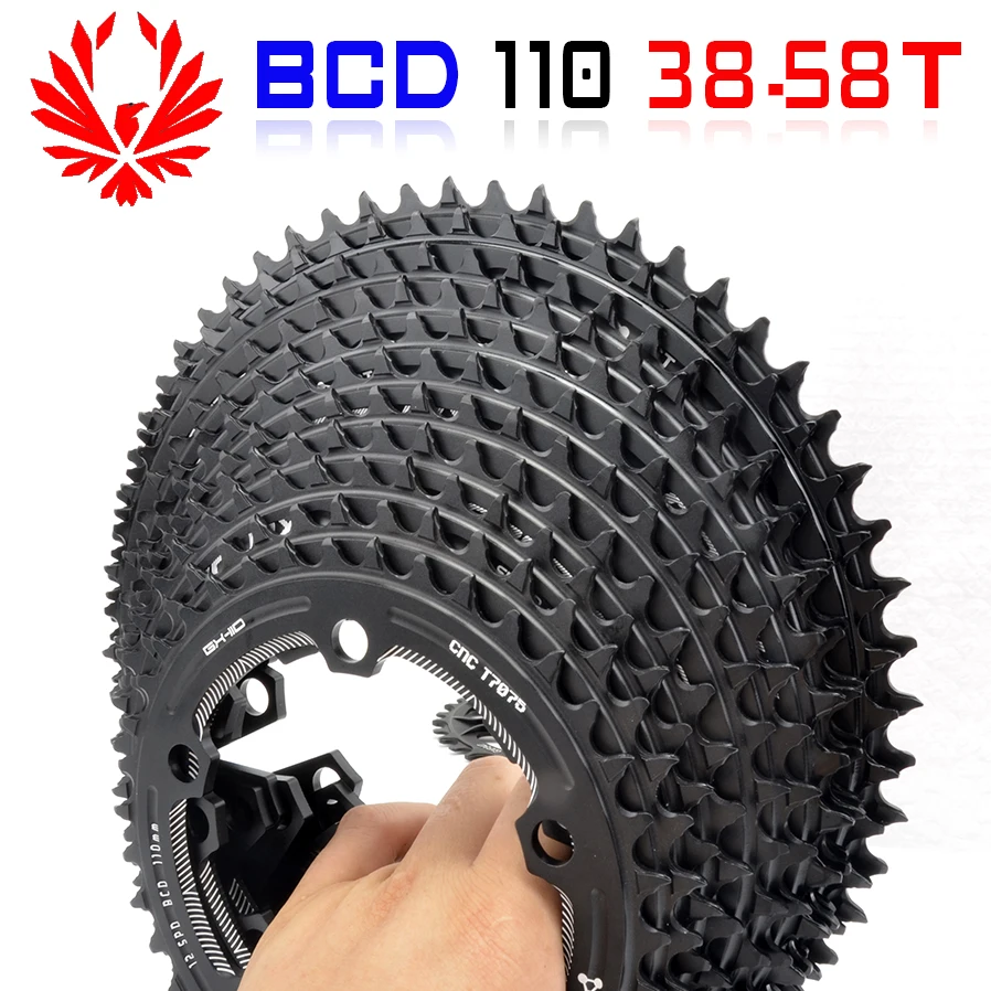 GOLDIX 110/5 BCD 110BCD дорожный велосипед узкая широкая цепь из колец 38T 58T Звездочка Forshimano