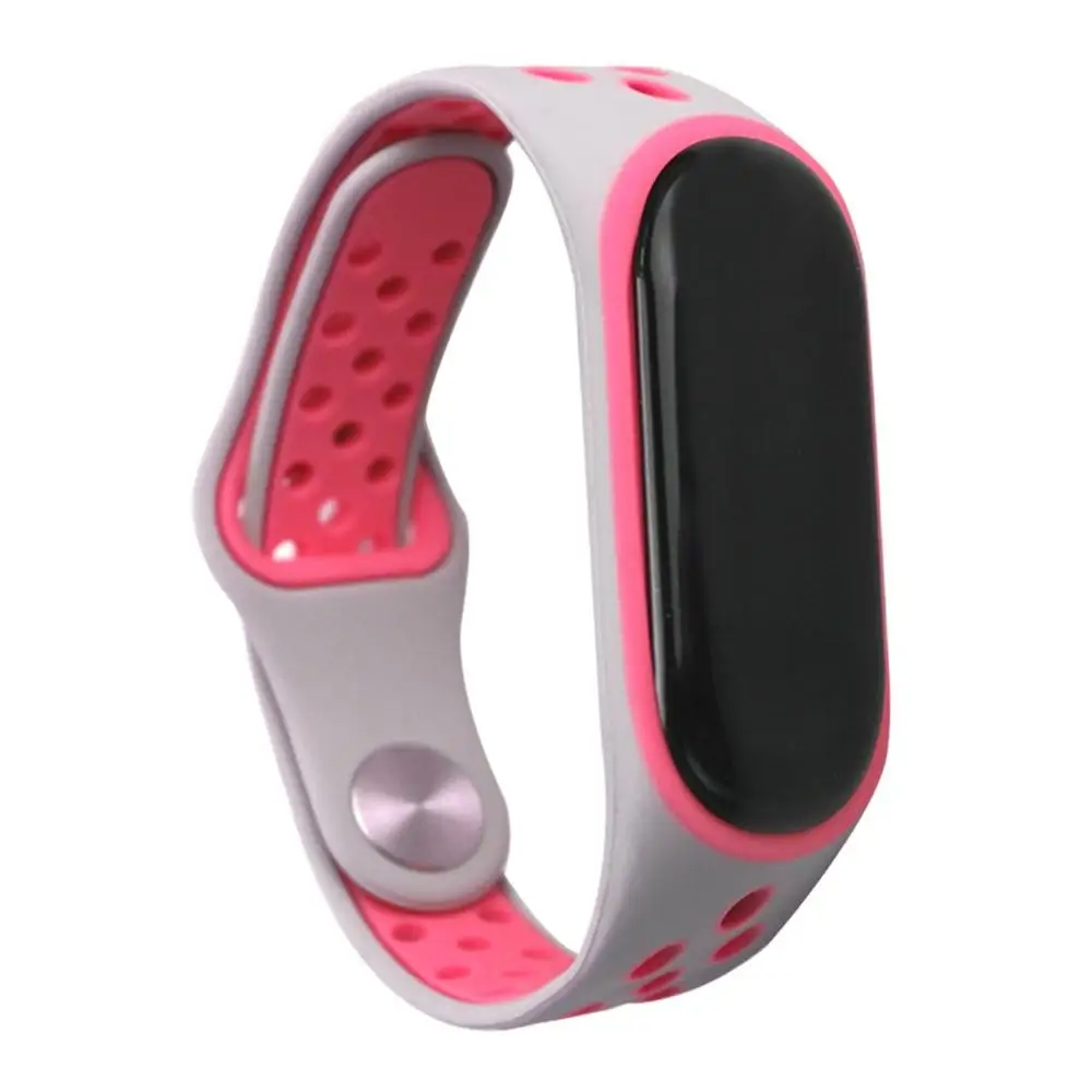 100 шт., ремешок для Xiaomi mi, 4 ремешка, силиконовый ремешок для mi Band 4 3, аксессуары, сменные разноцветные ремешки для браслетов