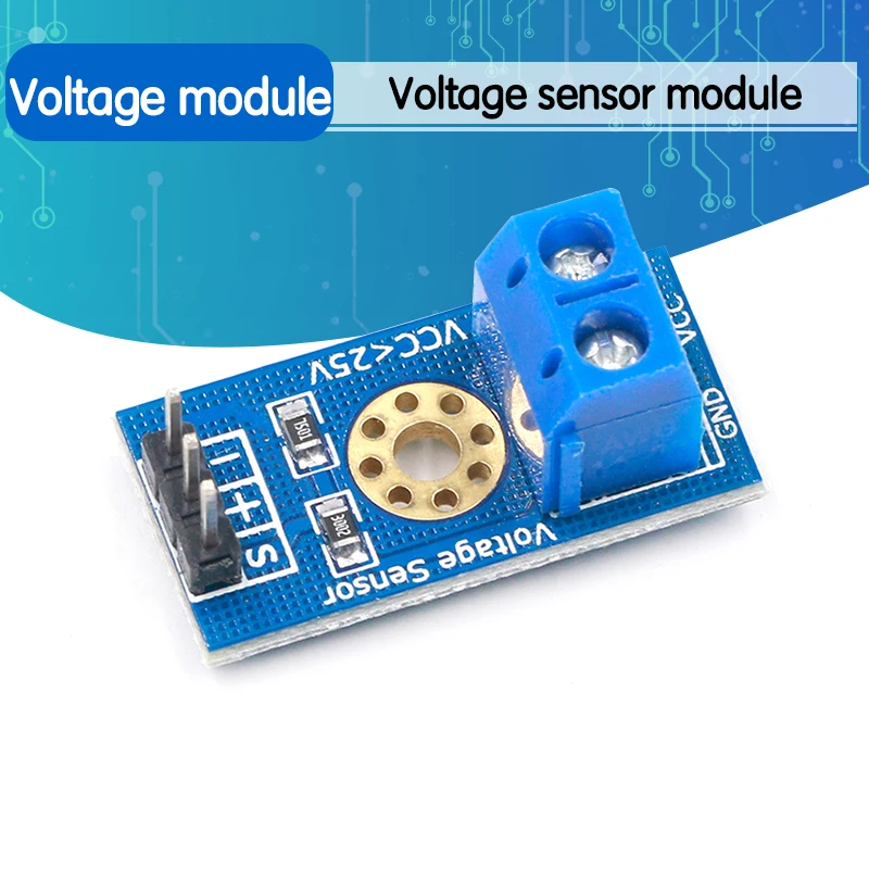 Умная электроника постоянный ток 0 25 в стандартный модуль датчика напряжения