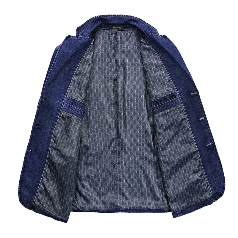 Мужской джинсовый пиджак весенние хлопковые винтажные костюмы куртка мужские