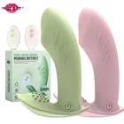 Стимулятор клитора, Женский Вибратор с пультом дистанционного управления, мощный 10-скоростной вибрационный фаллоимитатор, интимный клиторальный фаллоимитатор