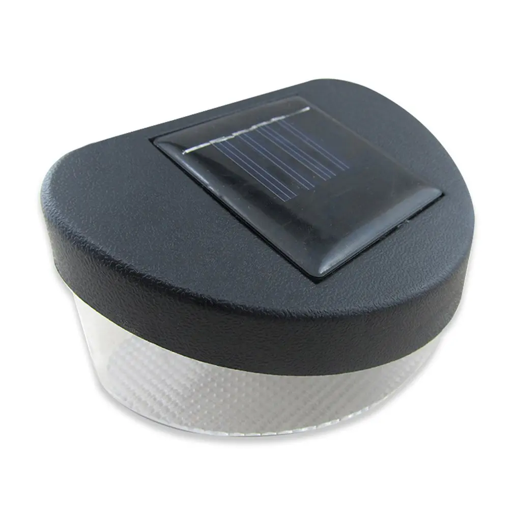 8 Светодиодный светильник на солнечной батарее черный и белый корпус настенный