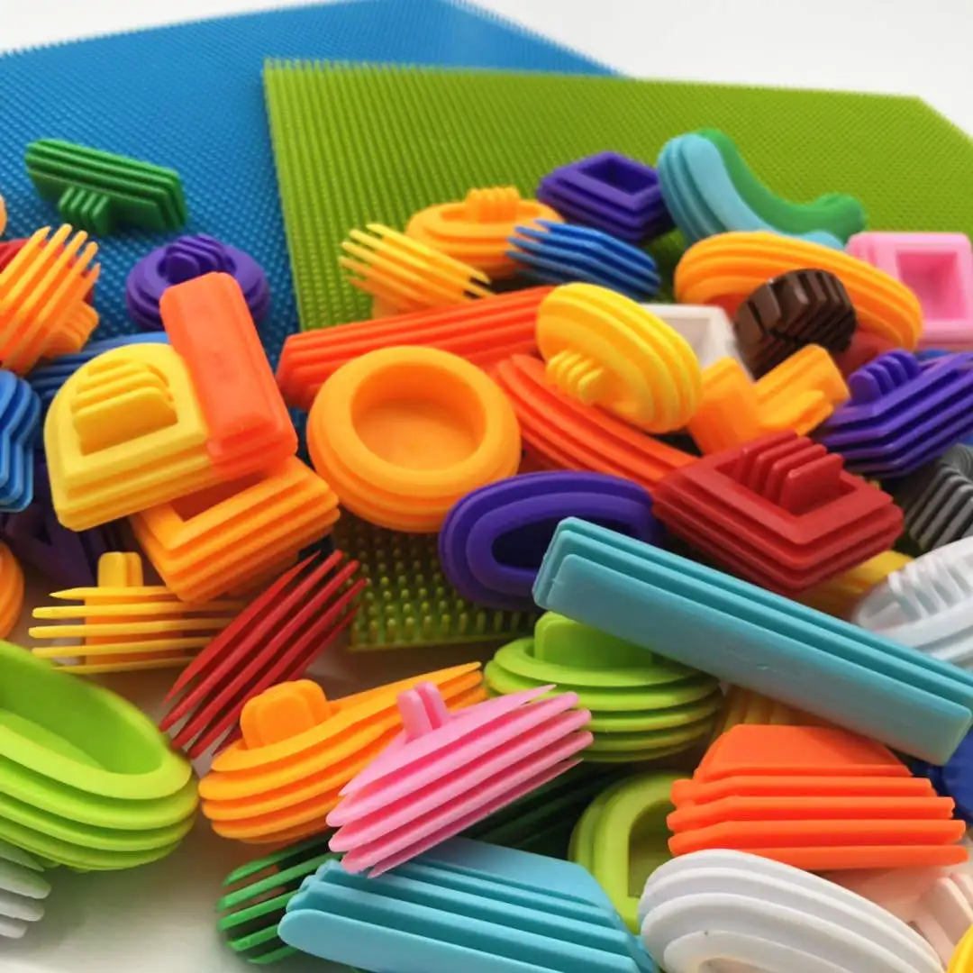 

Детский пазл, строительные блоки из мягкого пластика, можно перекусывать и вставлять для сборки, многофункциональные игрушки для просвещен...