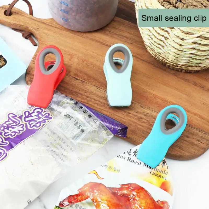

Kitchen Storage Food Snack Sealing Bag Clips Office Folder File Storage Bag Clamp Portable Bag Sealer Mini Sealing Machine Tool