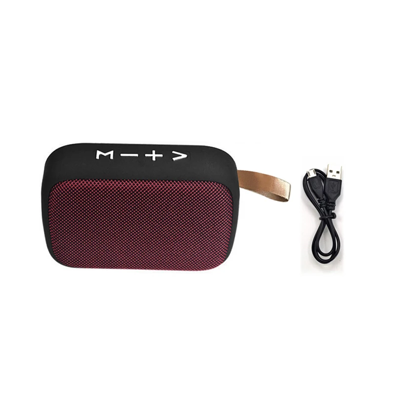 

Bluetooth Mini Speaker With FM Radio Wireless Speakers Stereo Portable Speaker Built-in Mic Speaker Support For TF Card