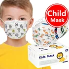 Маска одноразовая детская для лица, 50 шт.Корт, 3 слоя