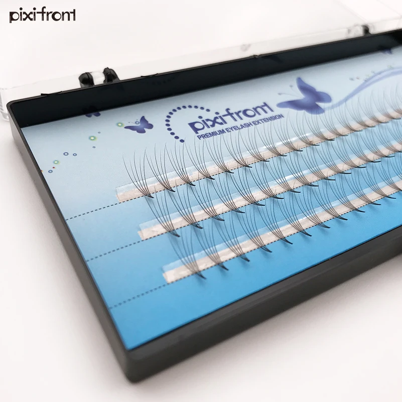 0 07 5D объемные веерные ресницы готовые шелковые Индивидуальные Накладные