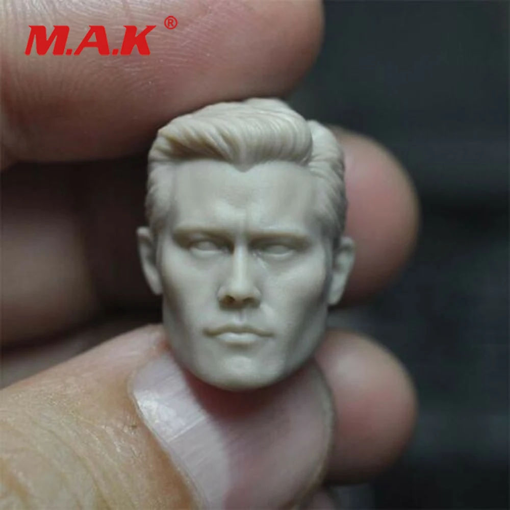 

1/12 Unpainted Asia Male Head Carving Lee Byung-hun Head Sculpt fit Figure Body
