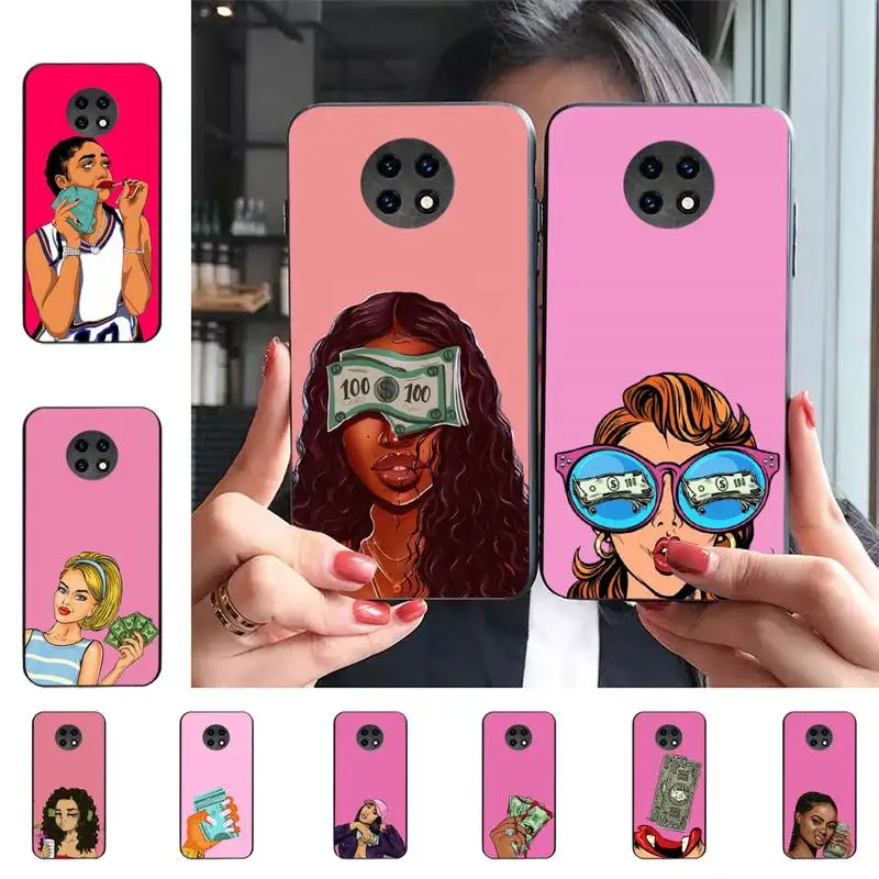 

Afro Girls Black Women Make Money Cash Girl Phone Case For Redmi 6 9 5 S2 K30 pro for Redmi 8 7 A note 5 5A 4X S2 Capa