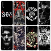 fashion sons of anarchy phone case for huawei p50 p40 pro p30 lite p20 p10 mate 10 20 lite 30 40 pro cover coque shell