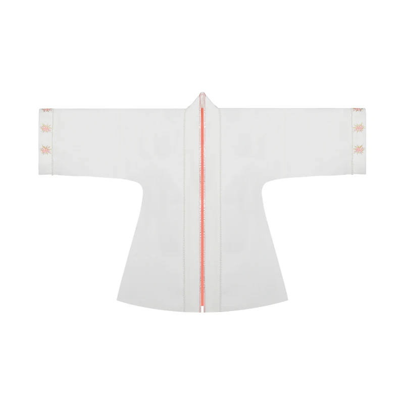 

2021 Female 3PCS Hanfu Suit Improved Cross Collar Stage Performance Clothing Classic Ling Coat+Shirt+Dress Cosplay Costumes