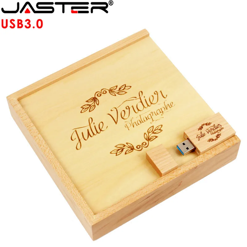 JASTER USB 3 0 деревянный фотоальбом + коробка usb флеш накопитель Флешка 64 ГБ 16 4