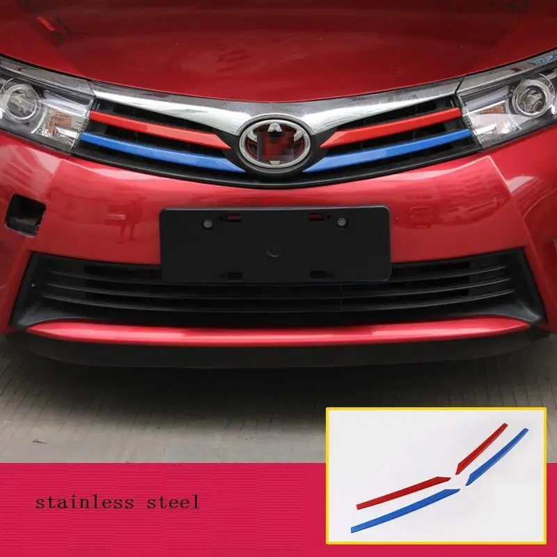 Автомобильная Модифицированная решетка Передняя Задняя противотуманная фара