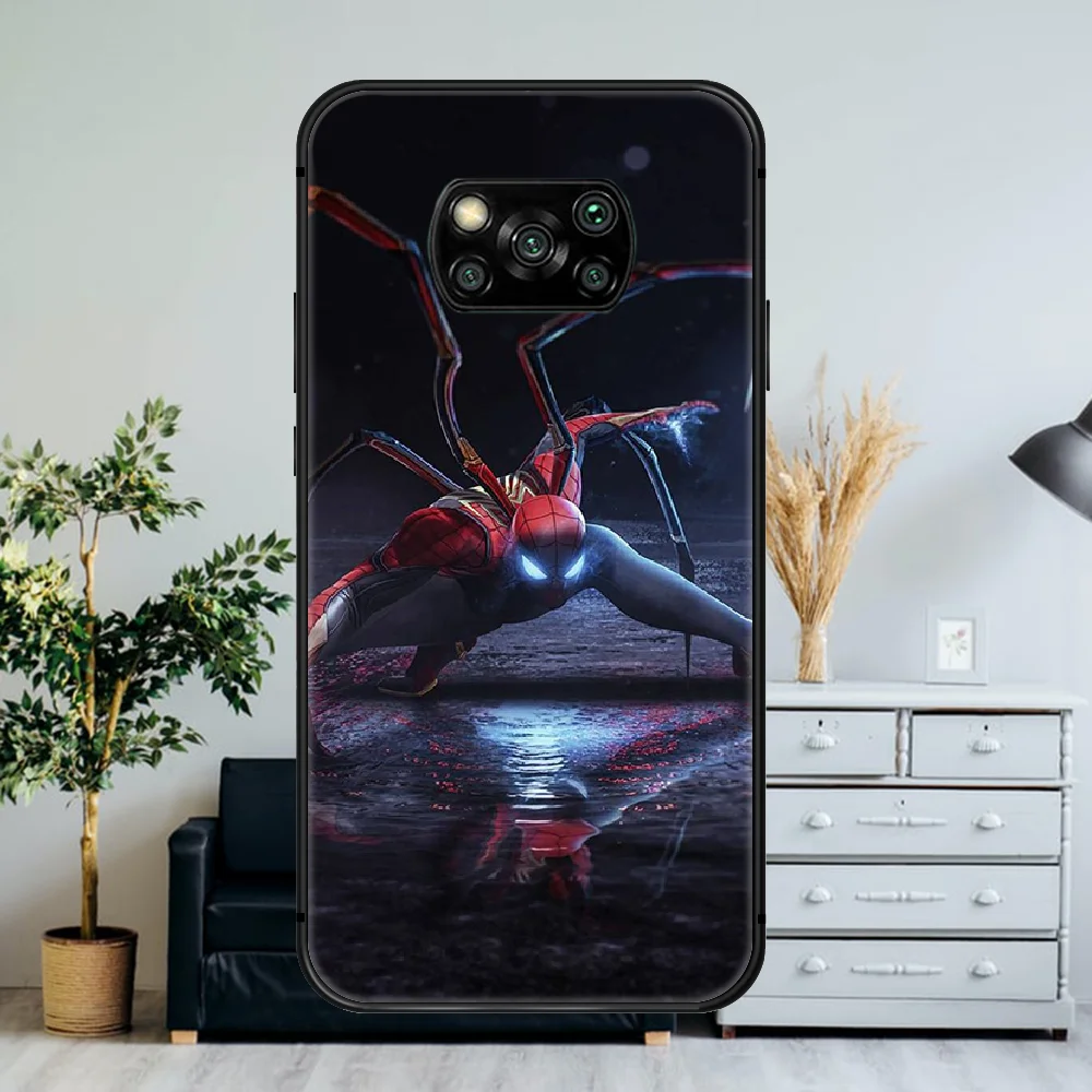 

Superhero Spidermans Tom Holland Phone Case For Xiaomi Mi Note 10 A3 9 MAX 3 A2 8 9 Lite Pro Ultra black Coque Pretty