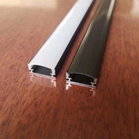 free shipping 2000x17x7mm hot selling flat aluminum profile with diffuser for leds strip light flush mount channel by dhl