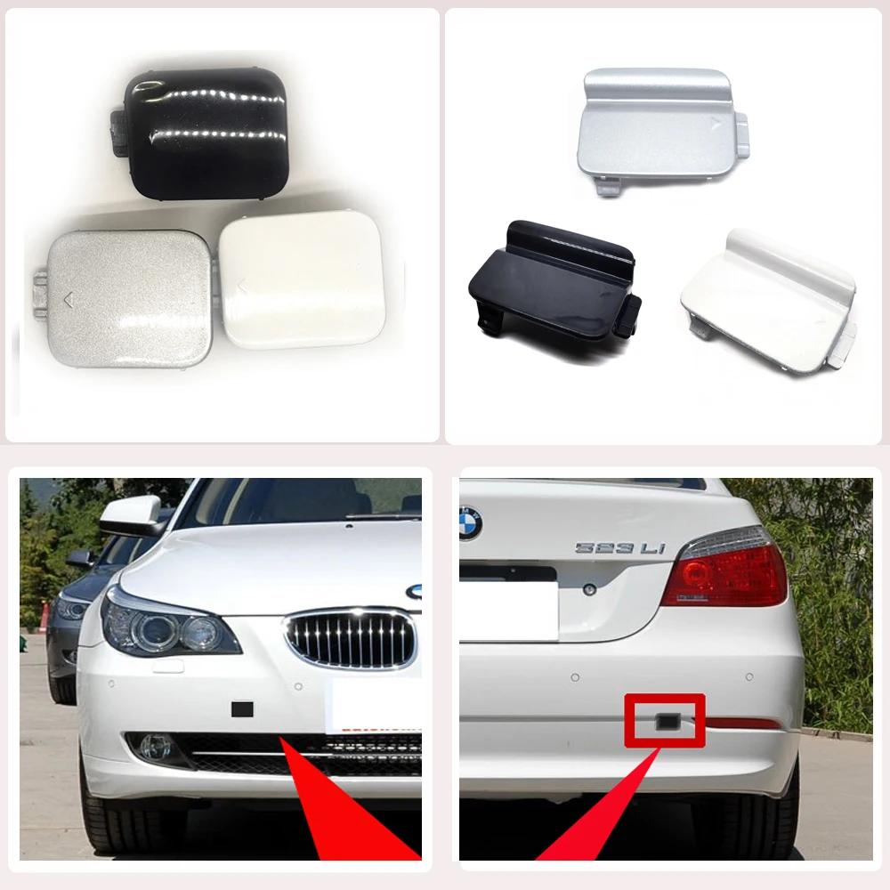 

TOW COVER for 08-10 BMW 5 LCI Series E60 Sedan E61 Touring 520i 523i 528i 528xi 535i 550i 530xi 535d 540i 530i FRONT & REAR