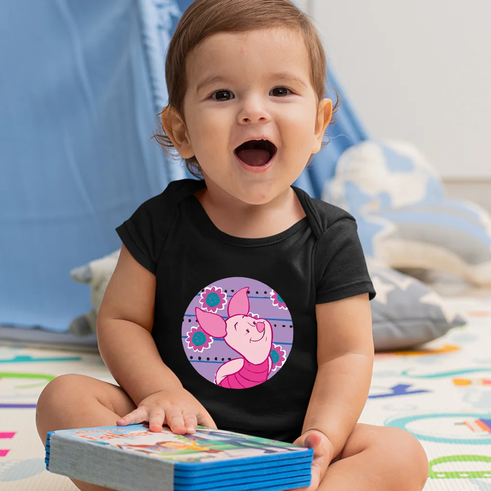 

Disney Infant Jumpsuit Funny Piglet Print Kids Clothes Aesthetics Cartoon Pooh Newborn Baby Bodysuit Toddler Jumpsuit Dropship