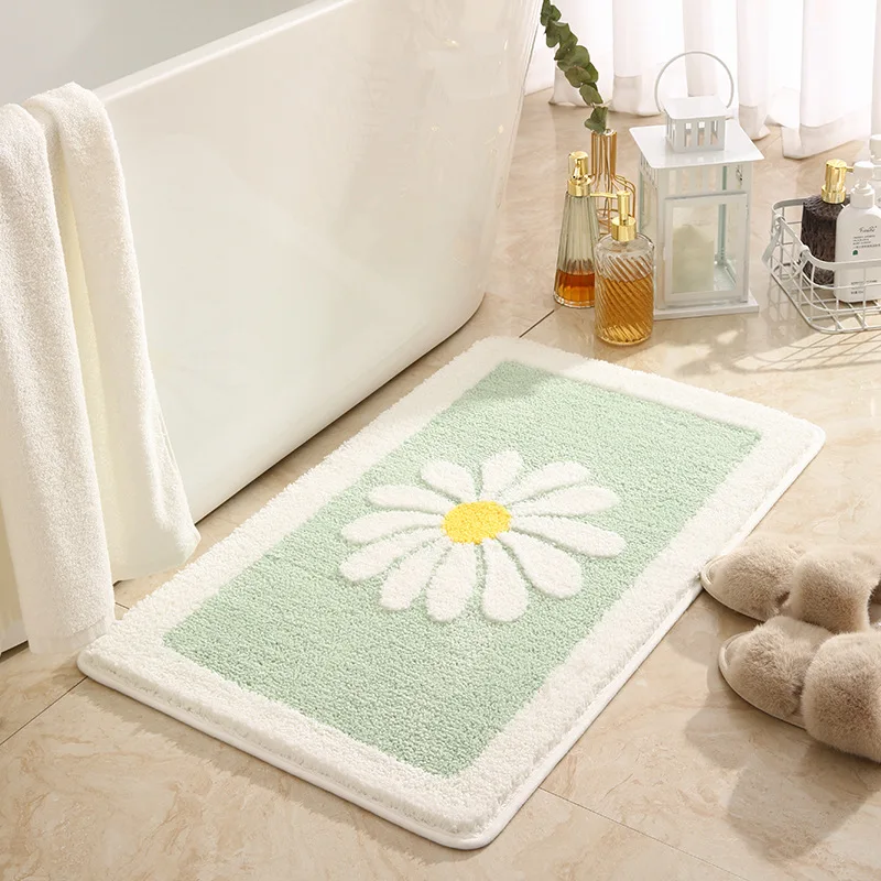 rug and carpet for home living room small daisy bathroom absorbent floor mats fresh toilet door mats toilet non slip carpets free global shipping