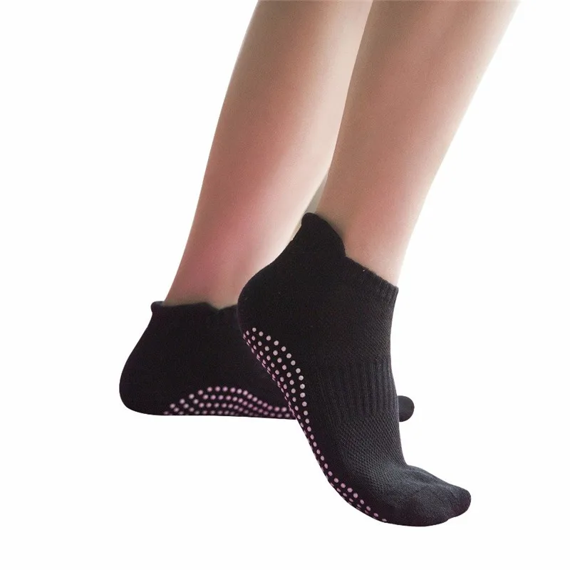 Нескользящие носки для йоги мужчин и женщин силиконовые дышащие впитывающие пот