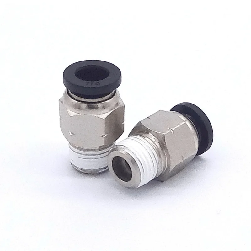 Пневматические Фитинги с наружным диаметром 1/8 дюйма 1/4 3/8 NPT штекер x подходит для