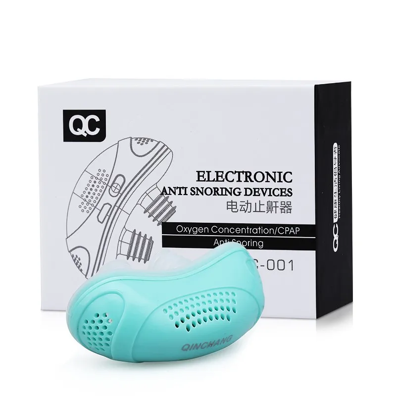 

Electric Silicone Anti Snore Nose Stopping Breathing Apparatus Guard Sleeping Aid Snoring Device Relieve Snoring