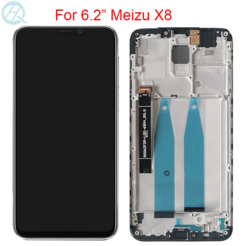Оригинальный ЖК дисплей для Meizu X8 с рамкой сенсорный экран в сборе 6 2 &quot2200*1080 Для