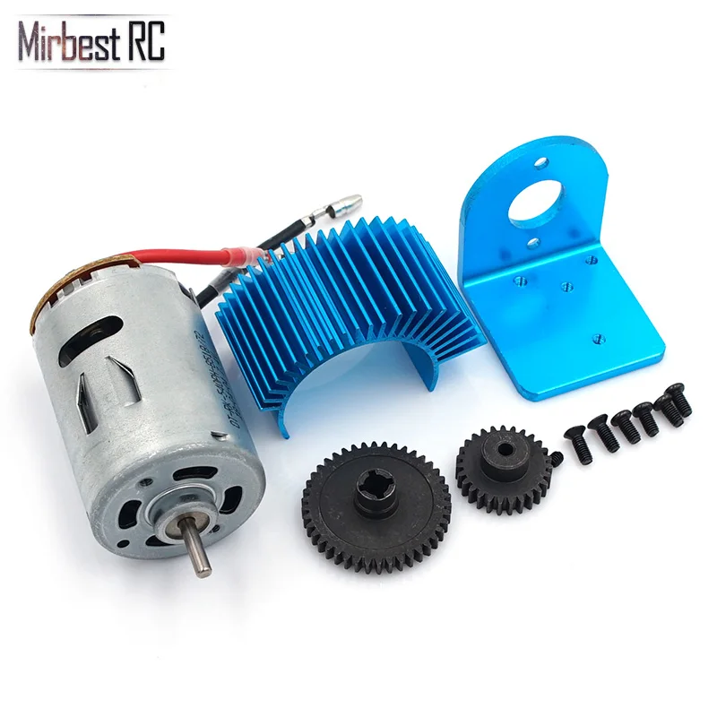

Motor Amount+540 Motor Electric Engine Metal Gear 27T Reduction gear 42T Rc Car Upgrade Parts 1/18 Wltoys A959 A969 A979 K929