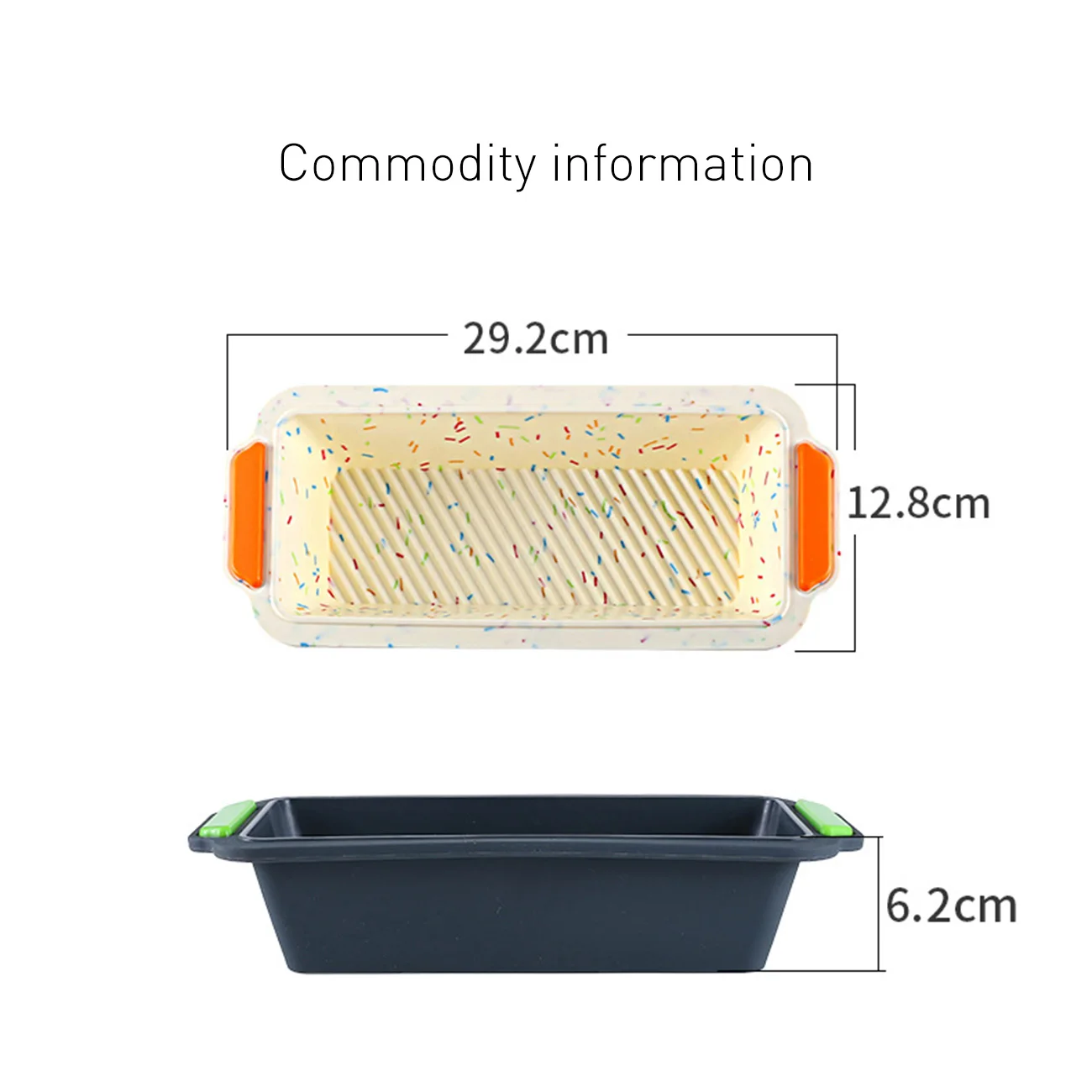 

Silicone Bread Mold Two-Color Toast Bread Mold Color Diy Cake Mold Non-Stick Silicone Bakeware Baking Mold Kitchen Supplies