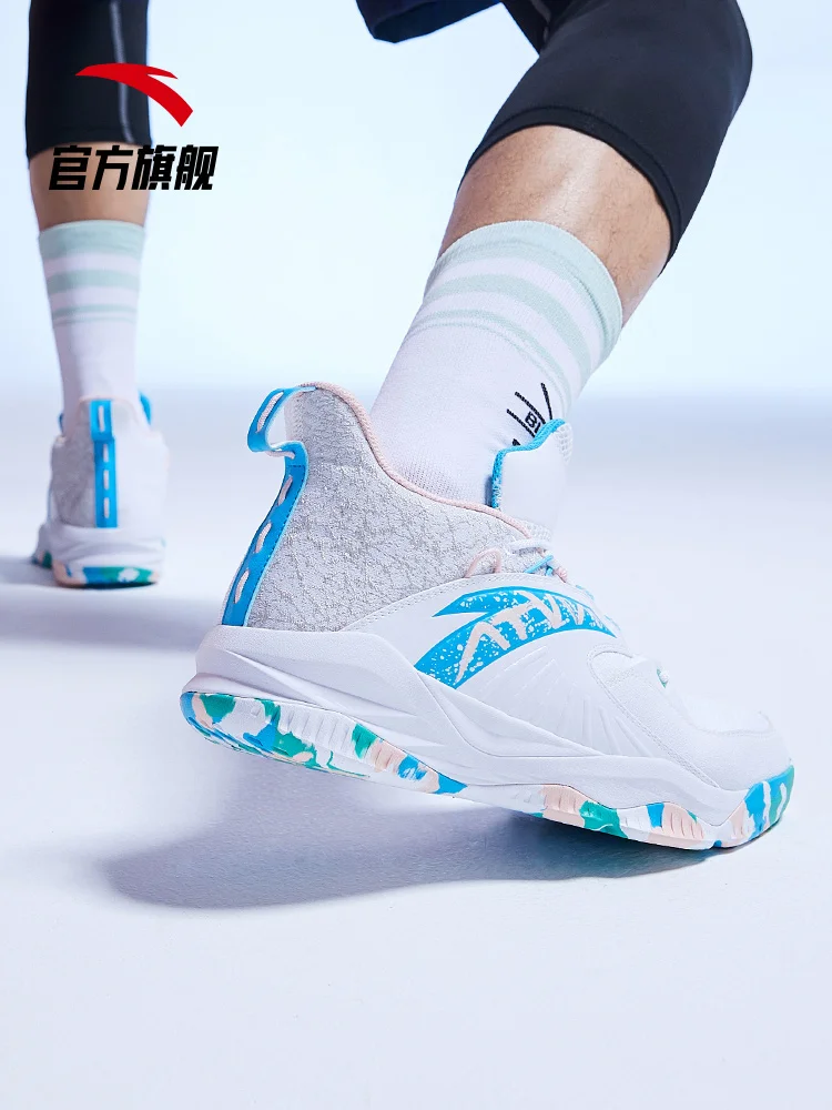 

Anta Official Website Flagship Basketball Shoes Men's 2021 Summer Non-Slip Shock-Absorbing Student Low-Top Combat Shoes Fashion