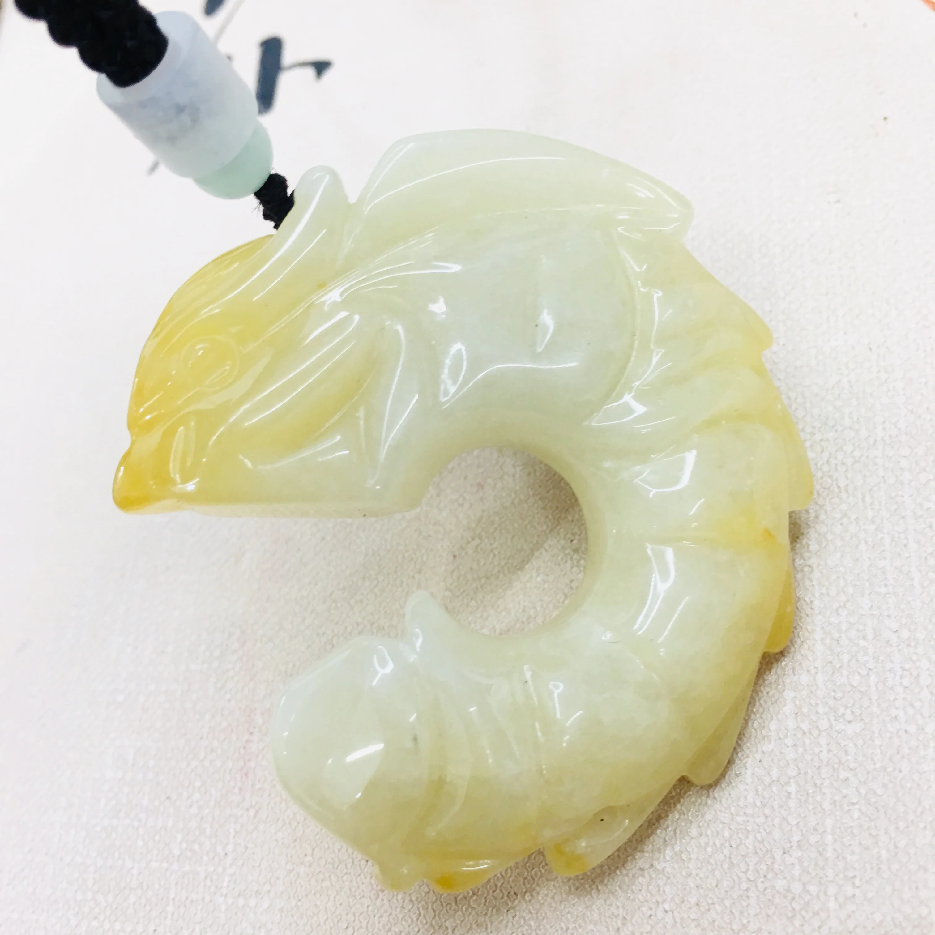 Чистый Натуральный топаз ручной работы большой двухцветный трехмерный Ретро