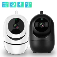 video surveillance camera wifi ip camera 1080p ptz 360 auto tracking night vision two way audio 64gb smart home security camera
