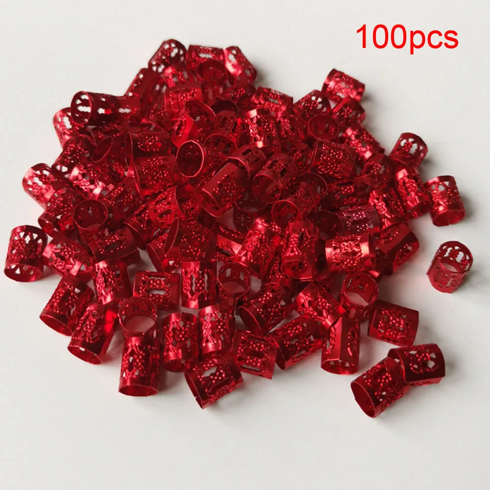 100 шт инструмент мини украшения дреды манжеты легко использовать Расширение DIY