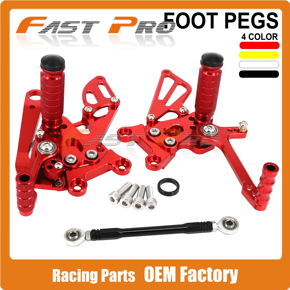 

CNC Motorcycle Adjustable Billet Foot Pegs Pedals Rest For APRILIA RSV4 2009 2010 2011 2012 2013 2014 2015 2016