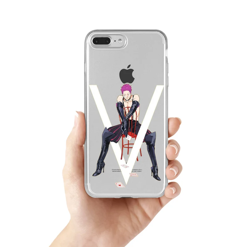 Силиконовый чехол Hisoka для iPhone 8 7 Plus X xr Xs 11 12 13 14 Pro Mini max |