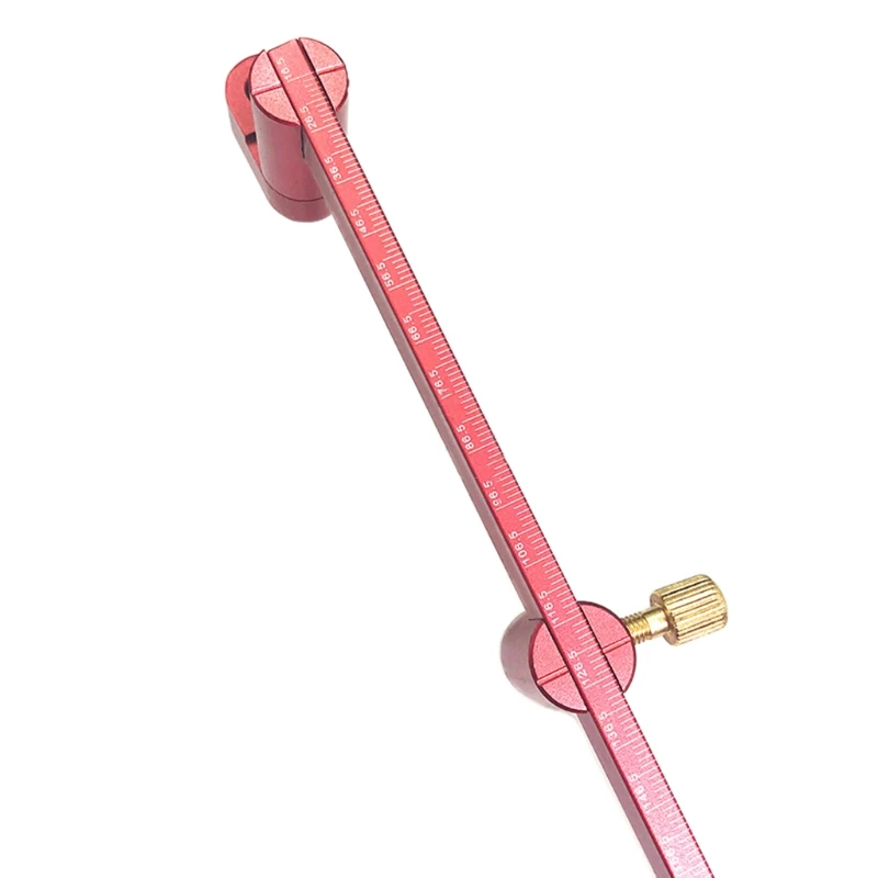 

360 Round Woodworking Scribe Center Finder Ruler Scribing Circle Ruler Compass N0HB