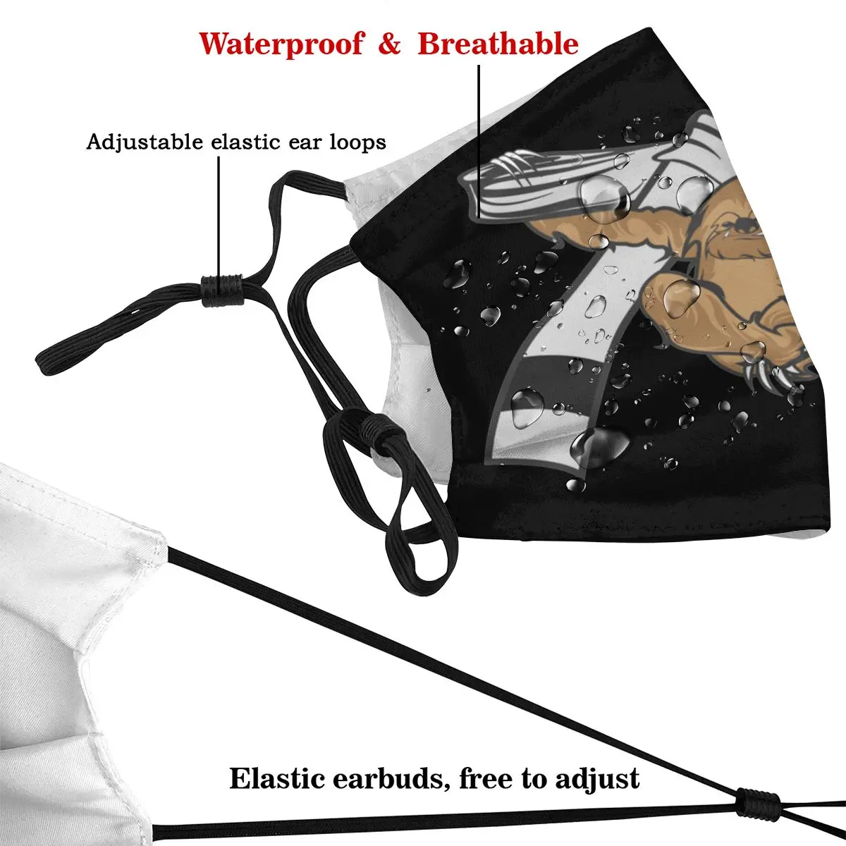 Маска для лица со сменными фильтрами новинка противобактериальный респиратор BJJ
