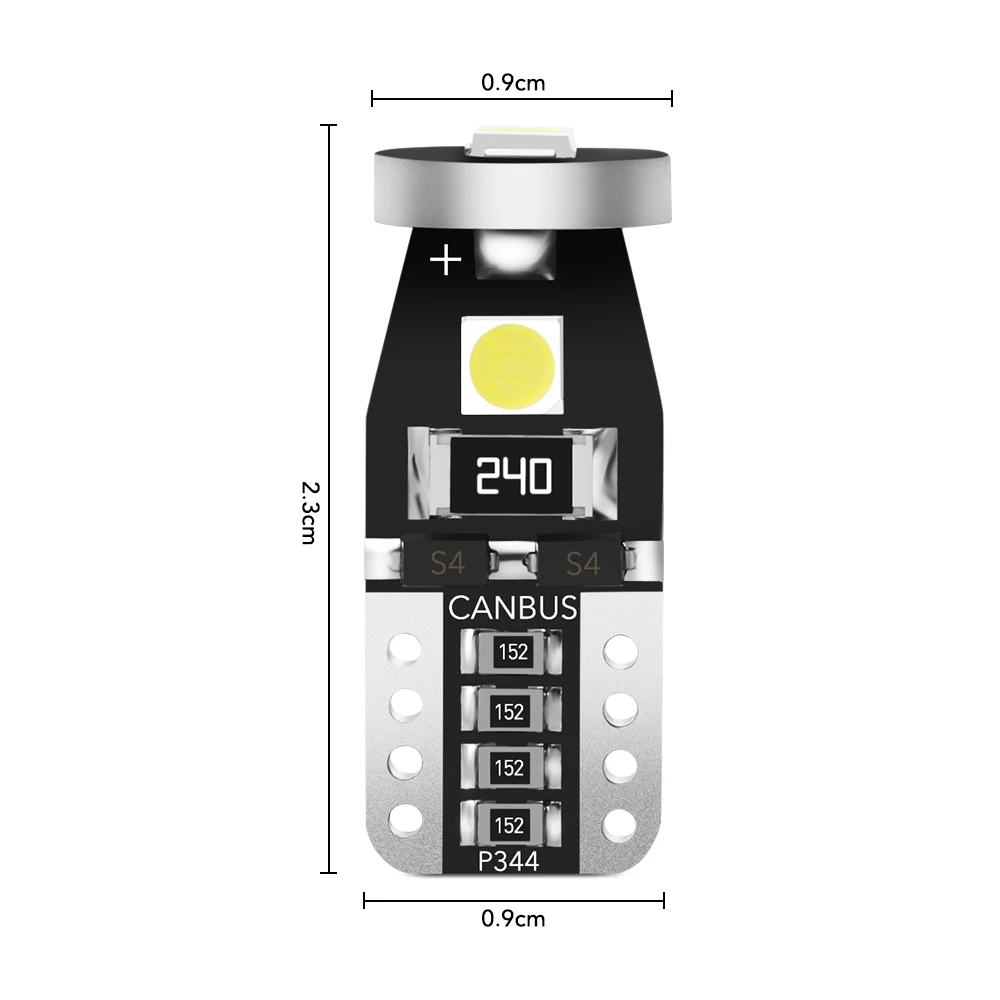 10 шт. светодиодные лампы T10 Led W5W белые для opel astra h j g corsa insignia zafira b vectra c d vivaro |