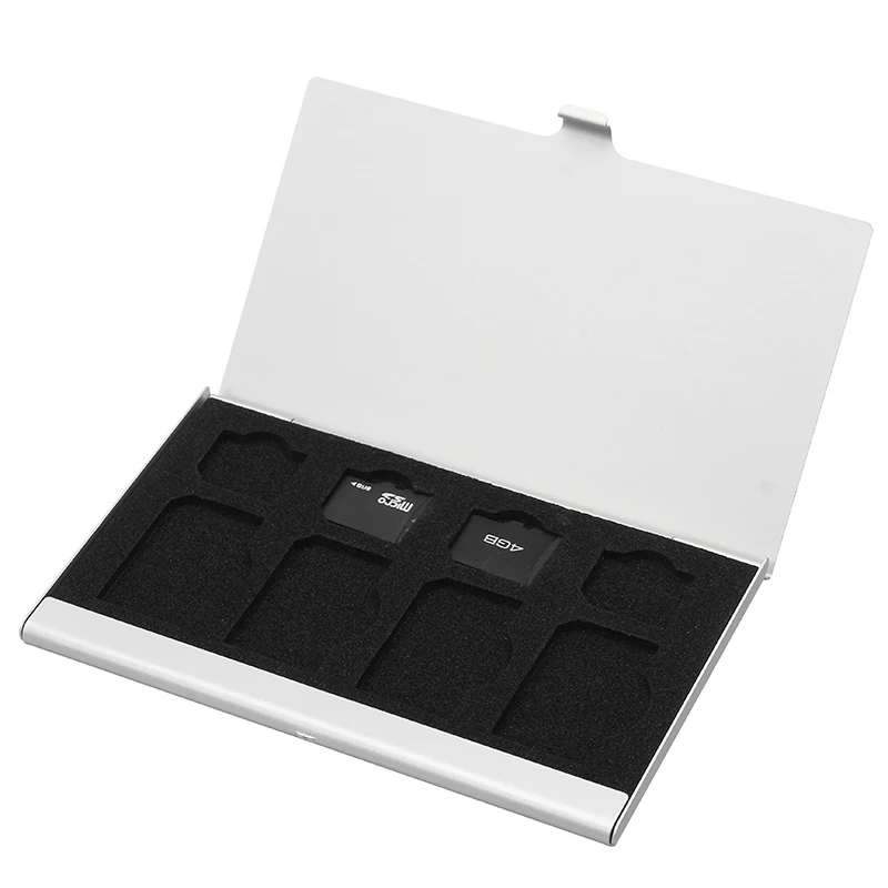 Высокое качество 10 алюминиевый Портативный SIM Micro Pin карта на-нет коробка для