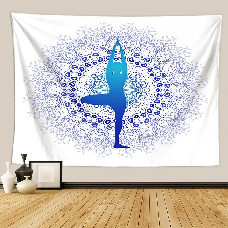 Гобелен в Стиле Йоги украшение для семейного общежития гобелен на заказ пляжное