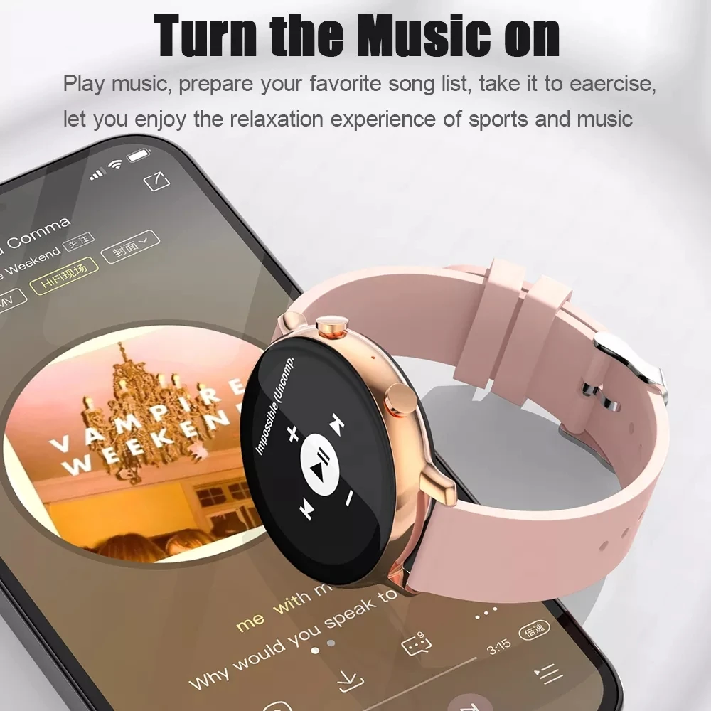 Новинка 2021 смарт часы с Bluetooth для женщин водостойкие IP68 пульсометр ЭКГ ФПГ