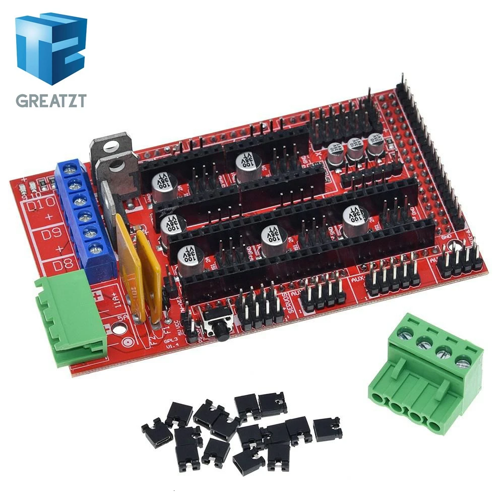 GREATZT 1 шт. RAMPS 4 панель управления для 3D принтера Reprap MendelPrusa Arduino|brand new|new arrivalramps 1.4 |